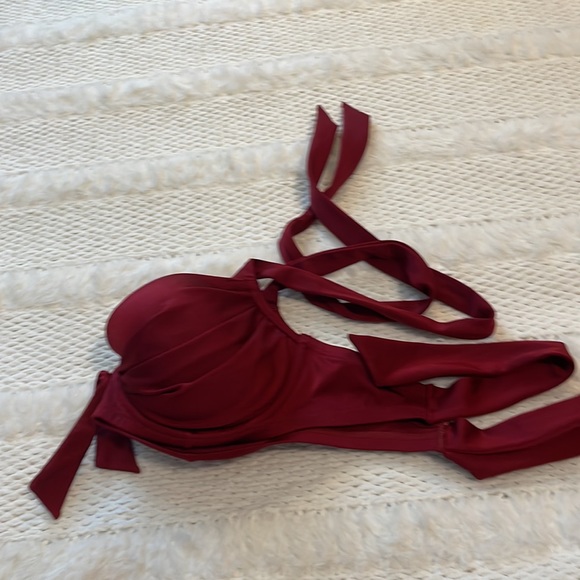 Pour Moi? ASOS Burgundy red bikini top - Picture 6 of 9